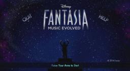 Disney Fantasia: Music Evolved Title Screen